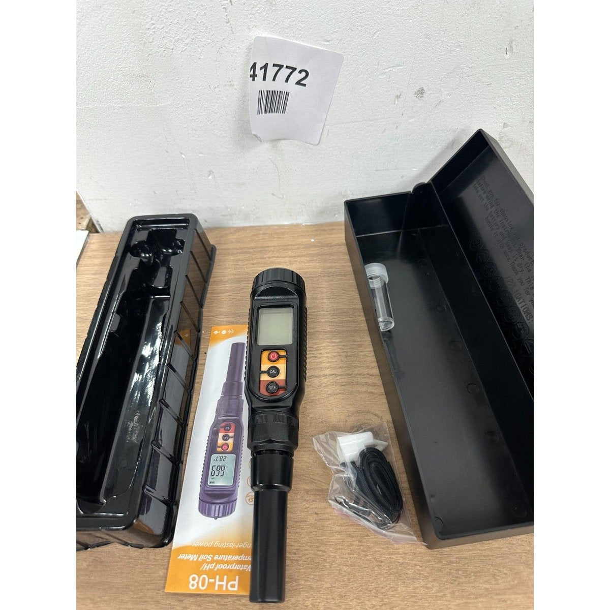PH-08 Digital Food PH Soil Meter w/ Temperature Measure Acidity Tester