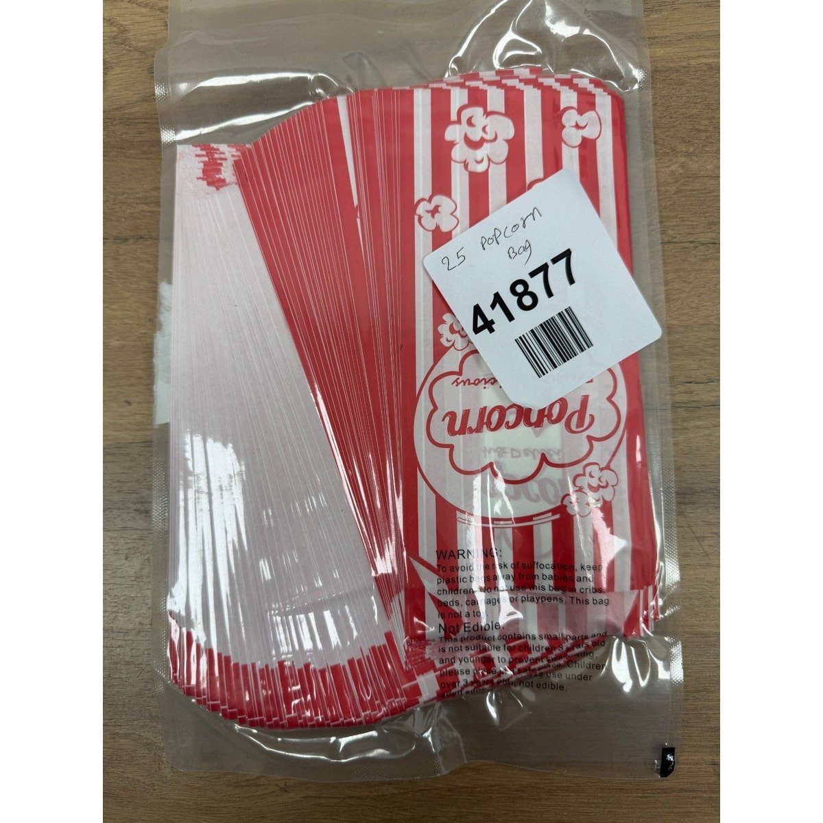 Plastic Popcorn Bag