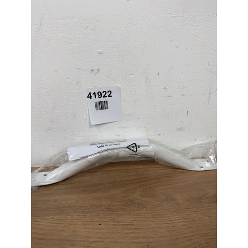 Aidapt White Safety Outdoor Indoor 15" (382 50mm) Easy Grip Coated Steel Grab Ba — New (other)