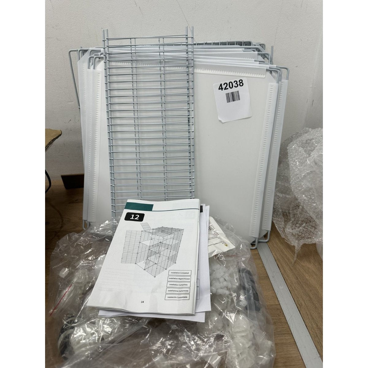 YITAHOME Cat Cage Indoor Cat Enclosures 3-Tiers 72 x 72 x 107cm