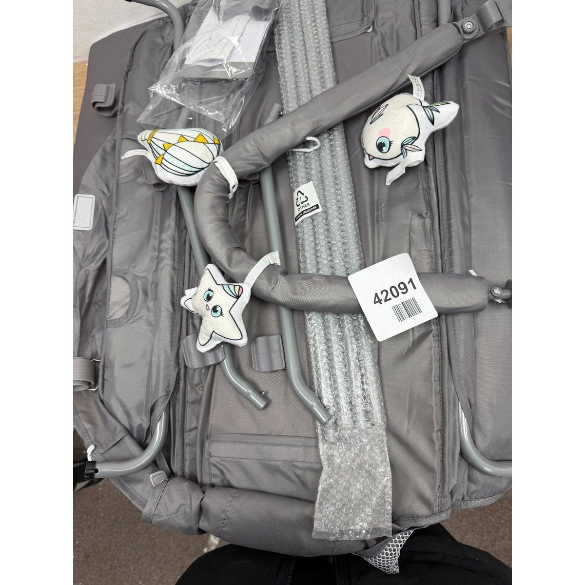 Lionelo Flower Turquoise Cot