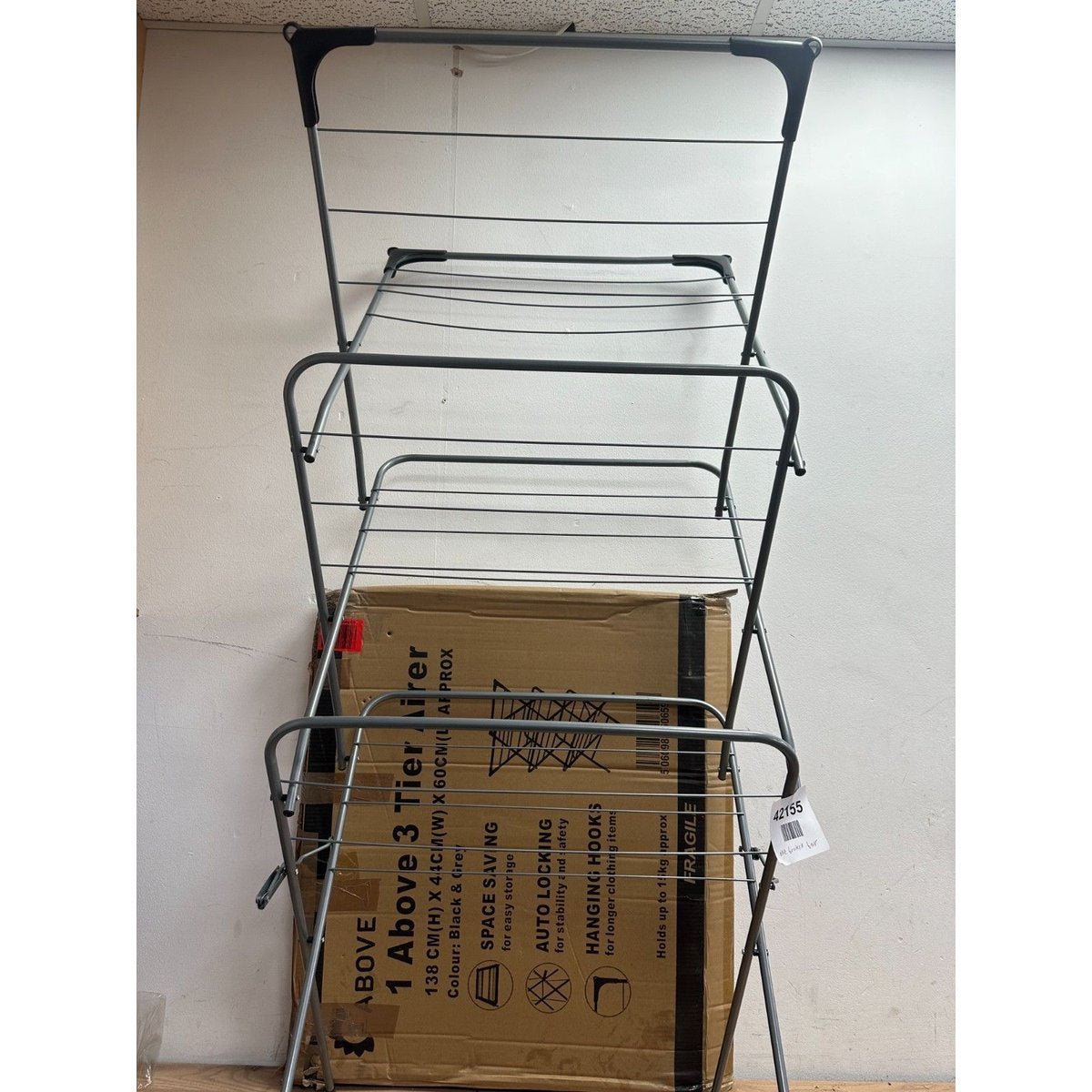 1ABOVE Premium Quality, Alloy Steel 3 Tier Clothes Airer