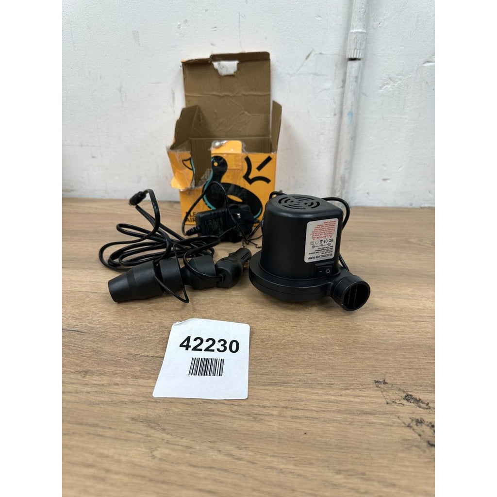 Electric Air Pump for Inflatables 3 Nozzles AC 240V/DC 12V 50W High Power New