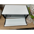 Large Brabantia Bread Bin Metal Front Opening - Minor dent