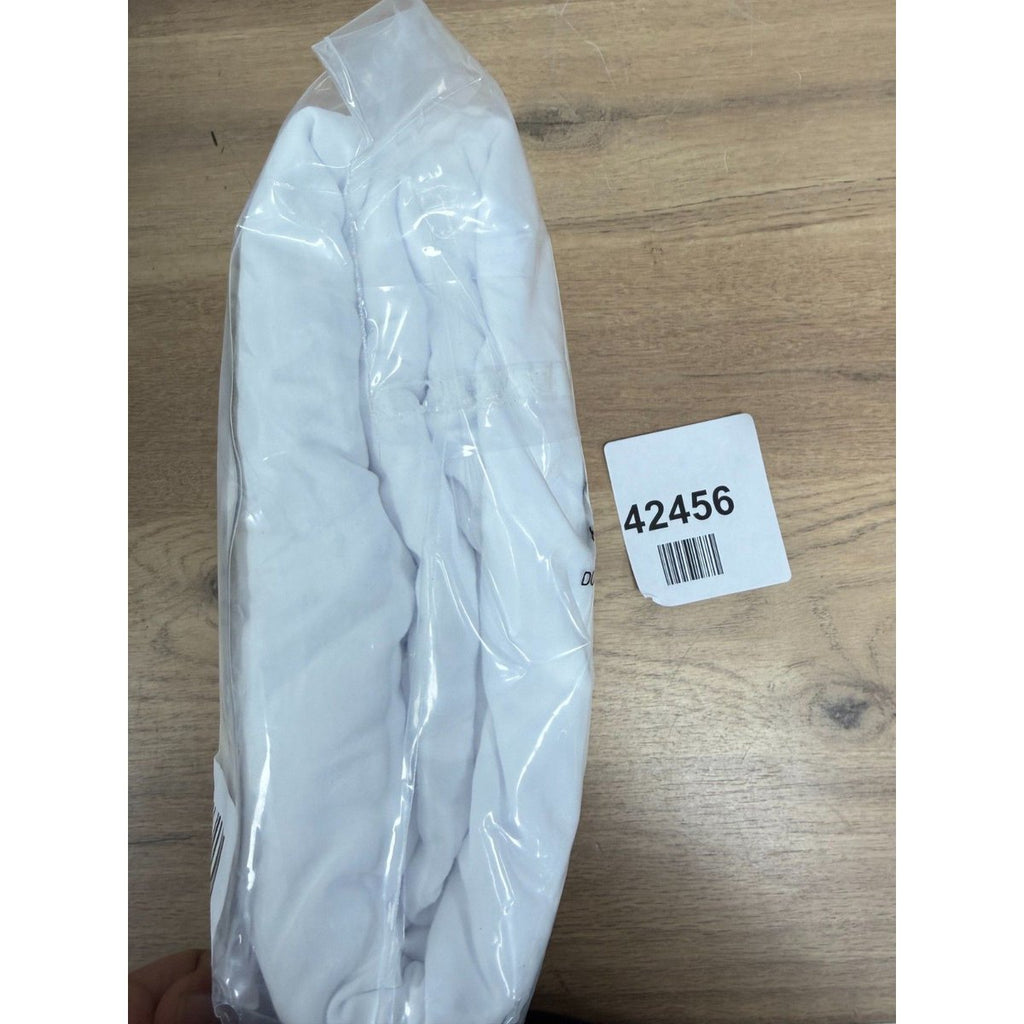 Fitted Sheet Double, White - Pre-Washed, Deep Pocket 14 inch (35 cm) - Easy Care