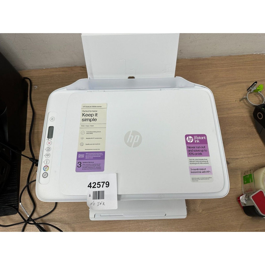 HP DeskJet 2810e All-in-One Wireless Inkjet Printer - White