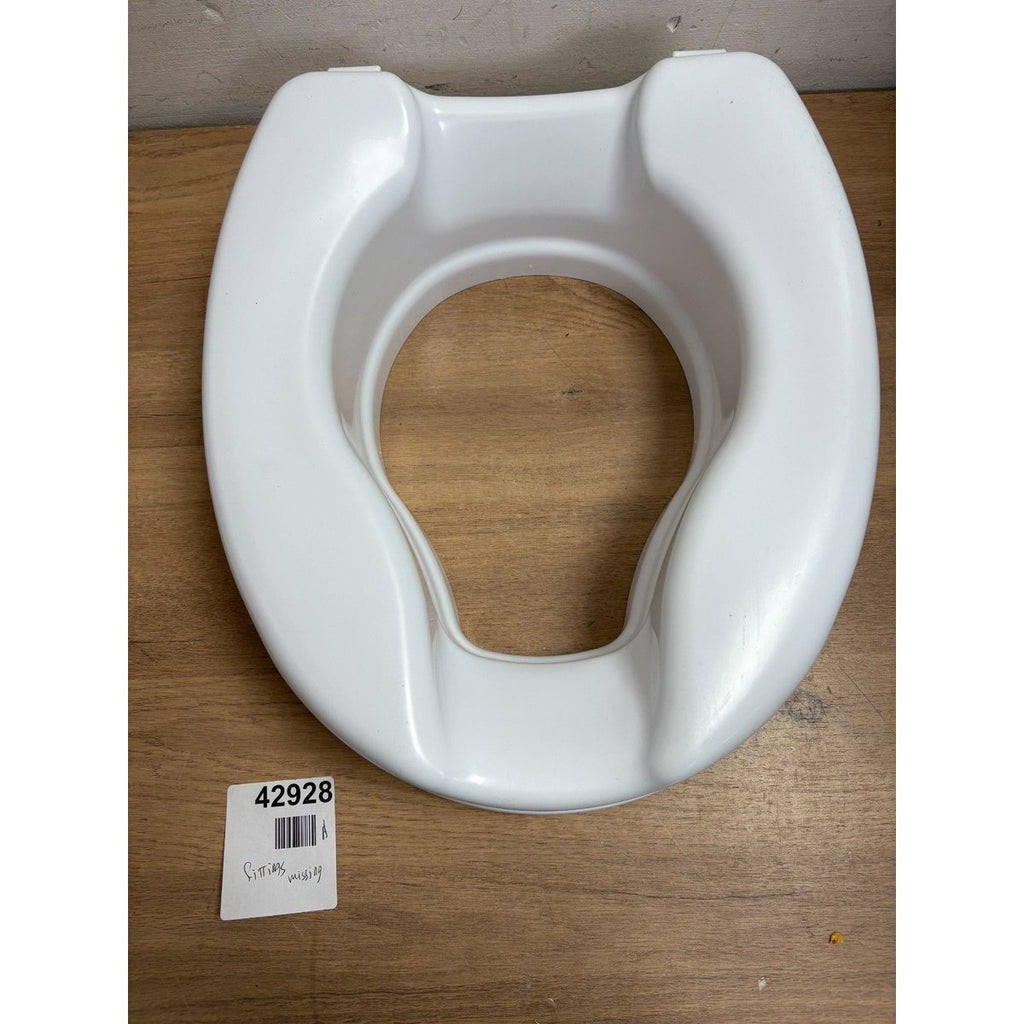 Homecraft Savanah Toilet Seat with Flap - White, 10cm