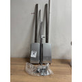 Stainless Steel Wardrobe Rail Tube - Single Buffer Lift/Pull Down Adjustable