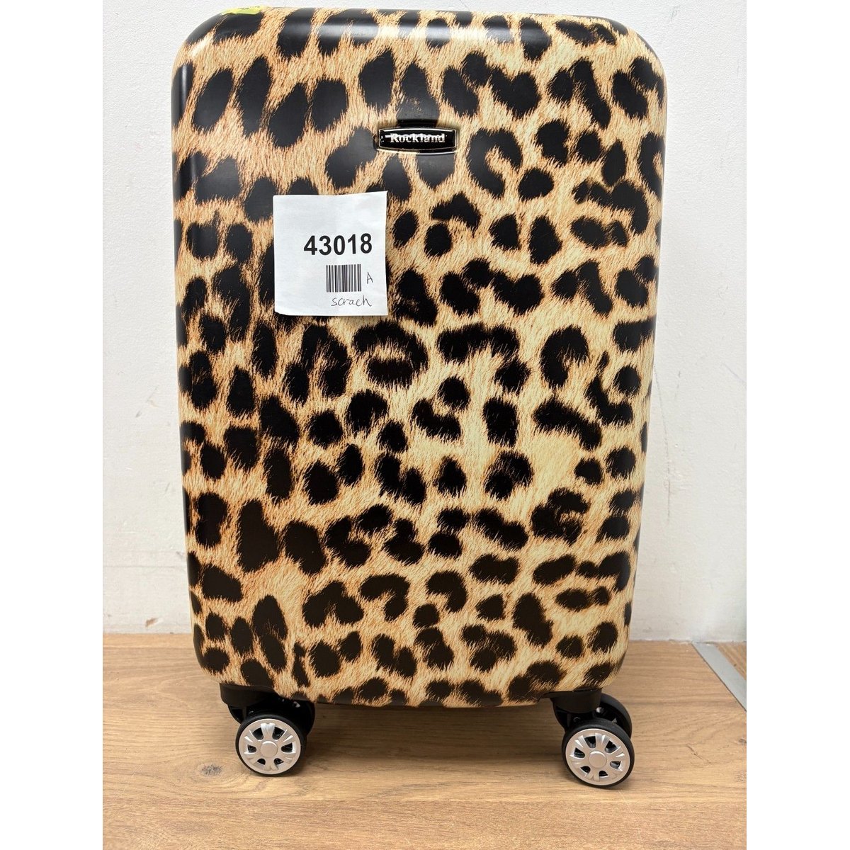 Rockland Safari Hardside Spinner Wheel Luggage- Scratch