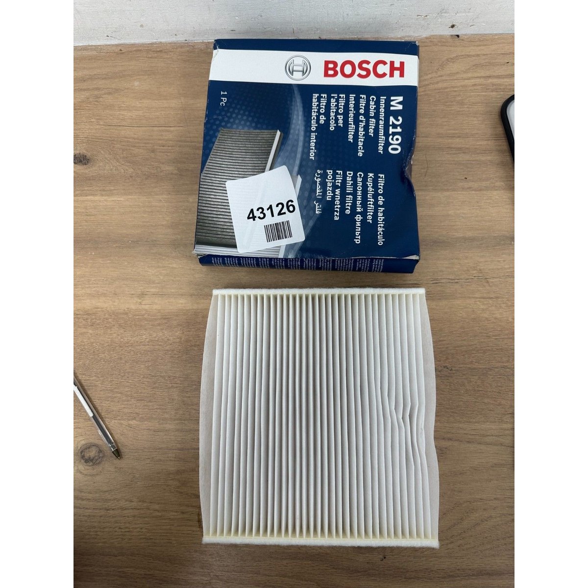 Bosch M2190 Cabin Filter