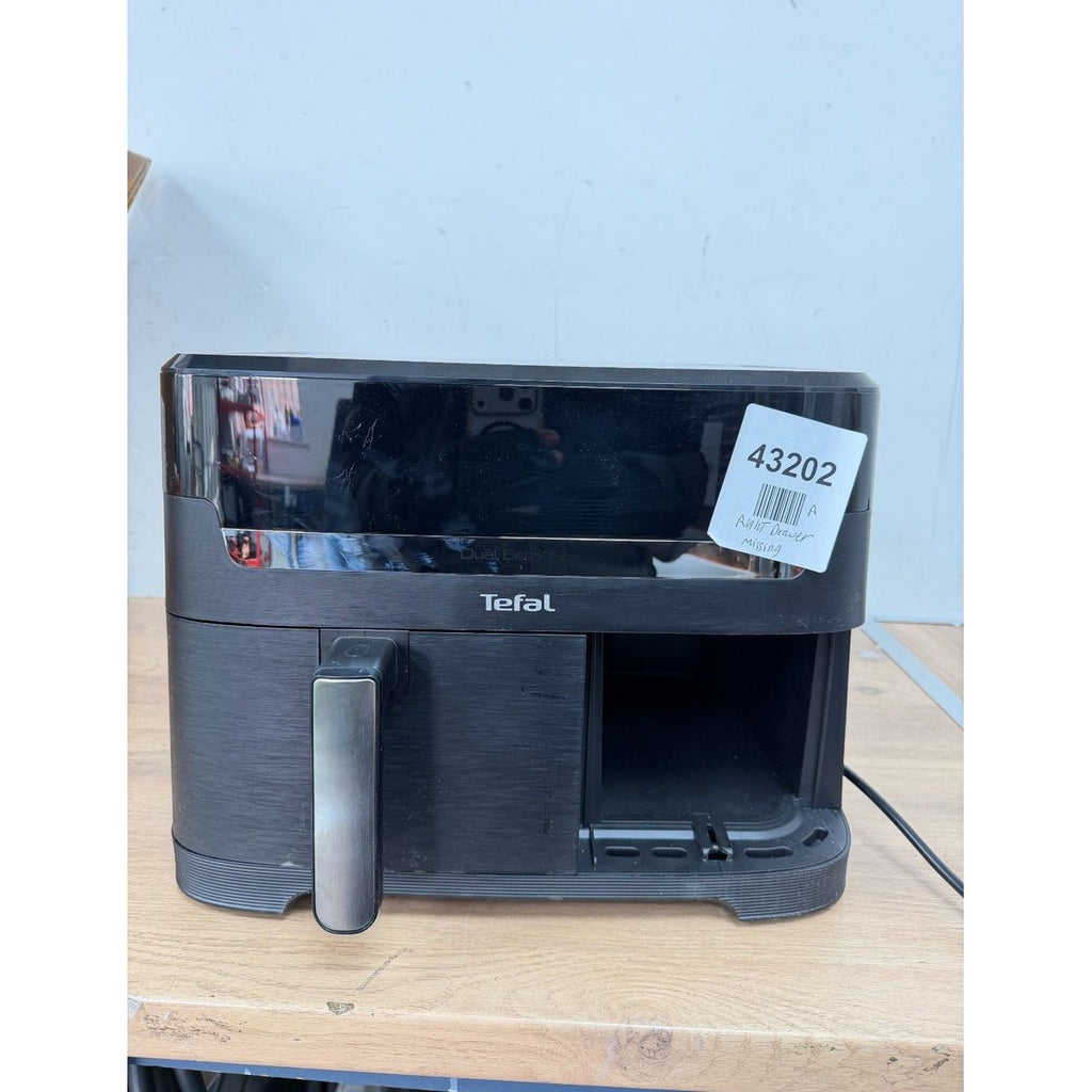 Tefal Dual Easy Fry & Grill Air Fryer - EY9018- Right drawer missing