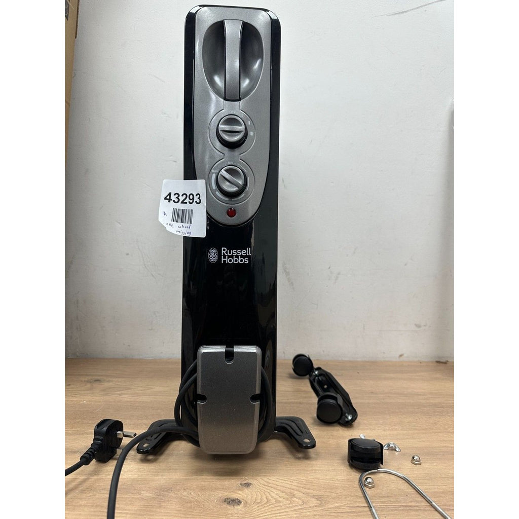 Russell Hobbs RHOFR5002B 2000W 9 Fin Oil Filled Radiator - 1 wheel missing
