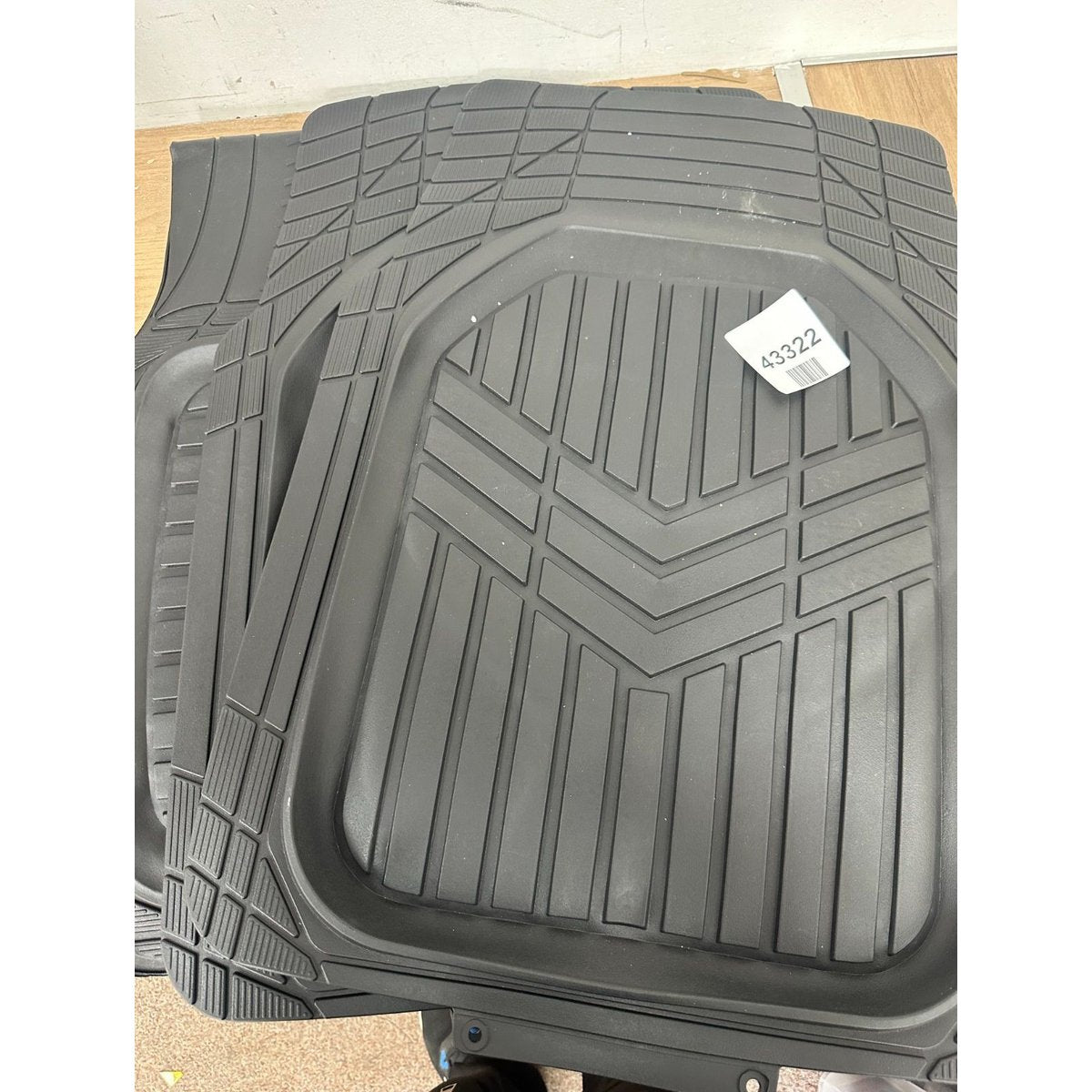 amazon basics 3 piece rubber floor mat