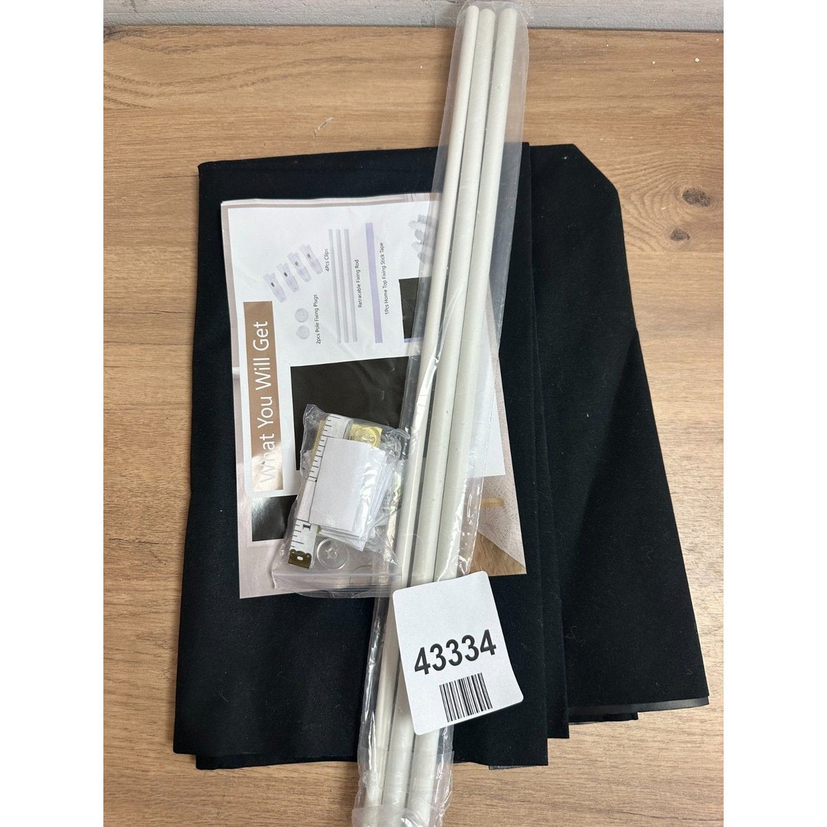 Black Maritown Blackout Roller Blinds Stick on Blinds Window Roller No Drilling