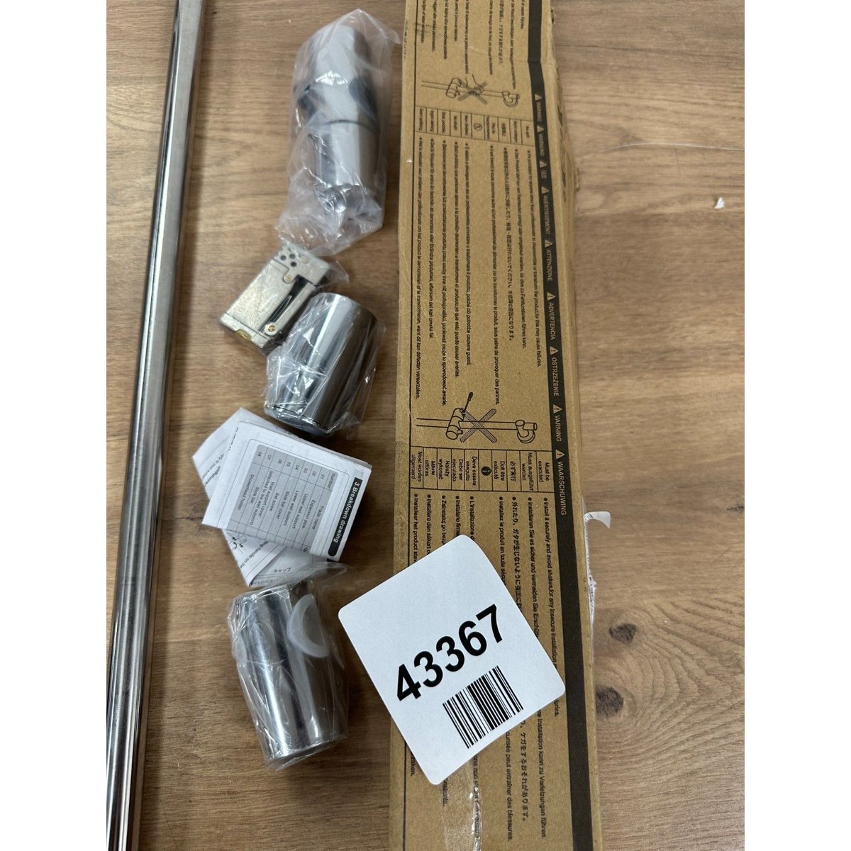 OFFO shower slide box economy silver 600mm