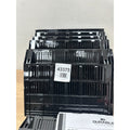 Durable FLEXIBOXX Wall Mounted Literature Tray | A4 Landscape Holder | Black