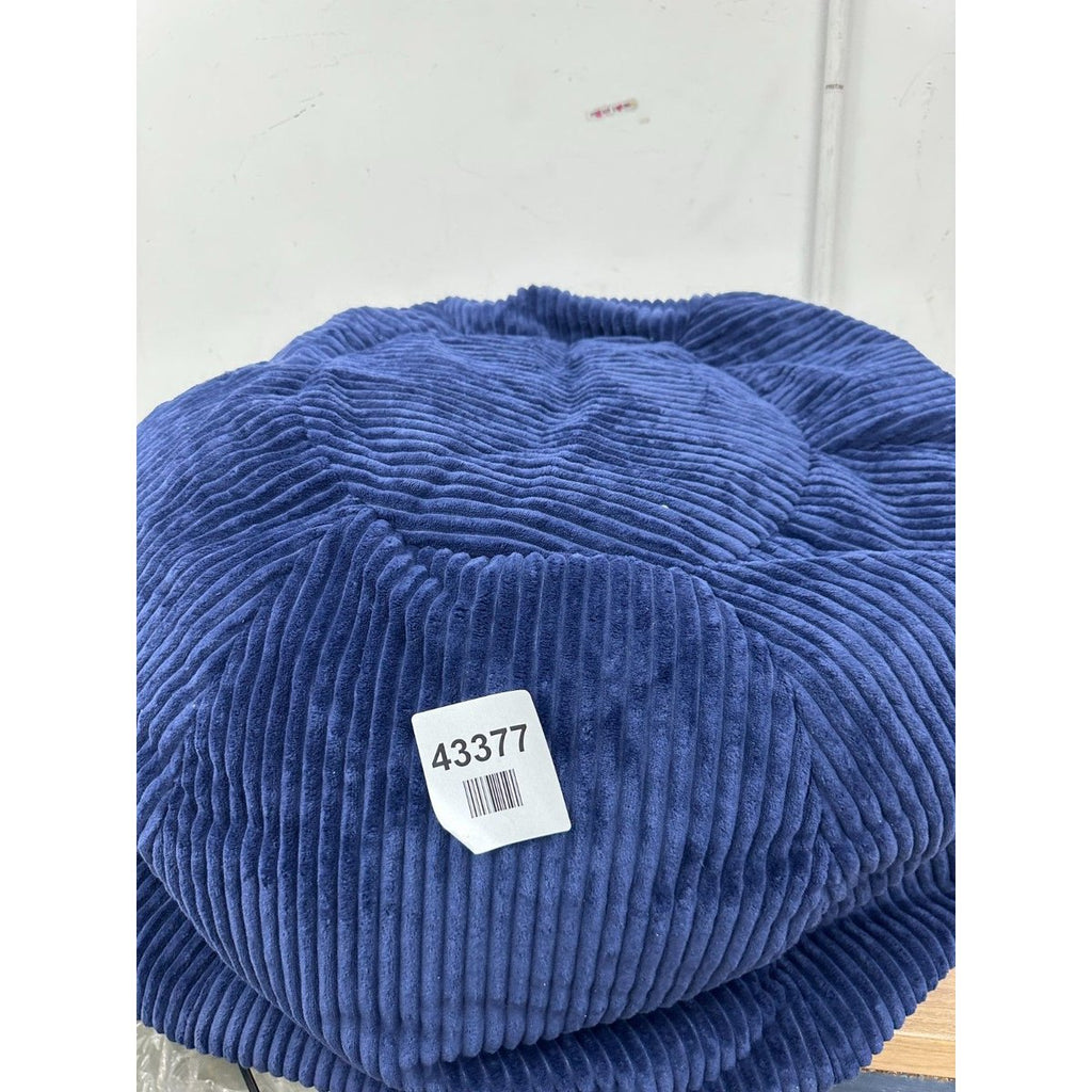 icon Kingston Cord Bean Bag, Navy Blue, Large Adult Bean Bag Chair with Filling