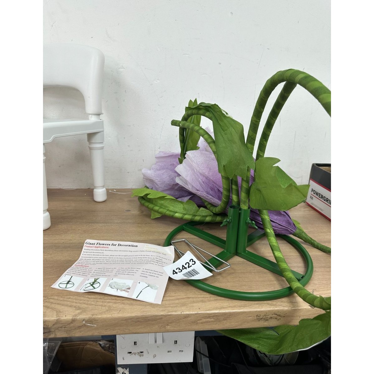 Giant Flowers Decoracion Artificial Flower - 3Pcs Large Artificial Flower Arrang