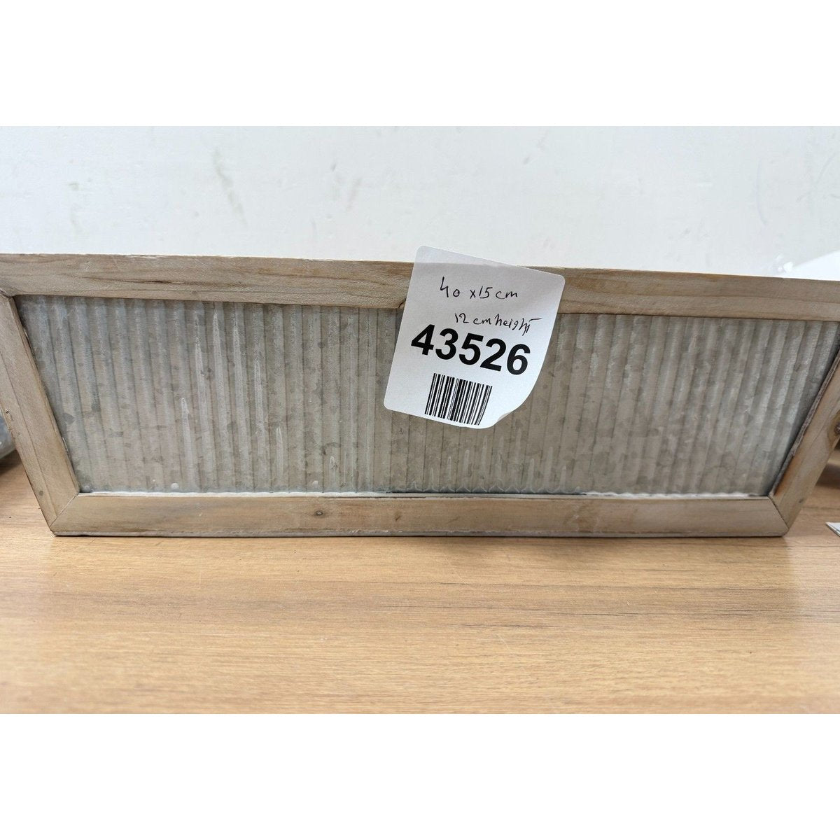 Classic Home and Garden Wood Window Box - 12 cm height