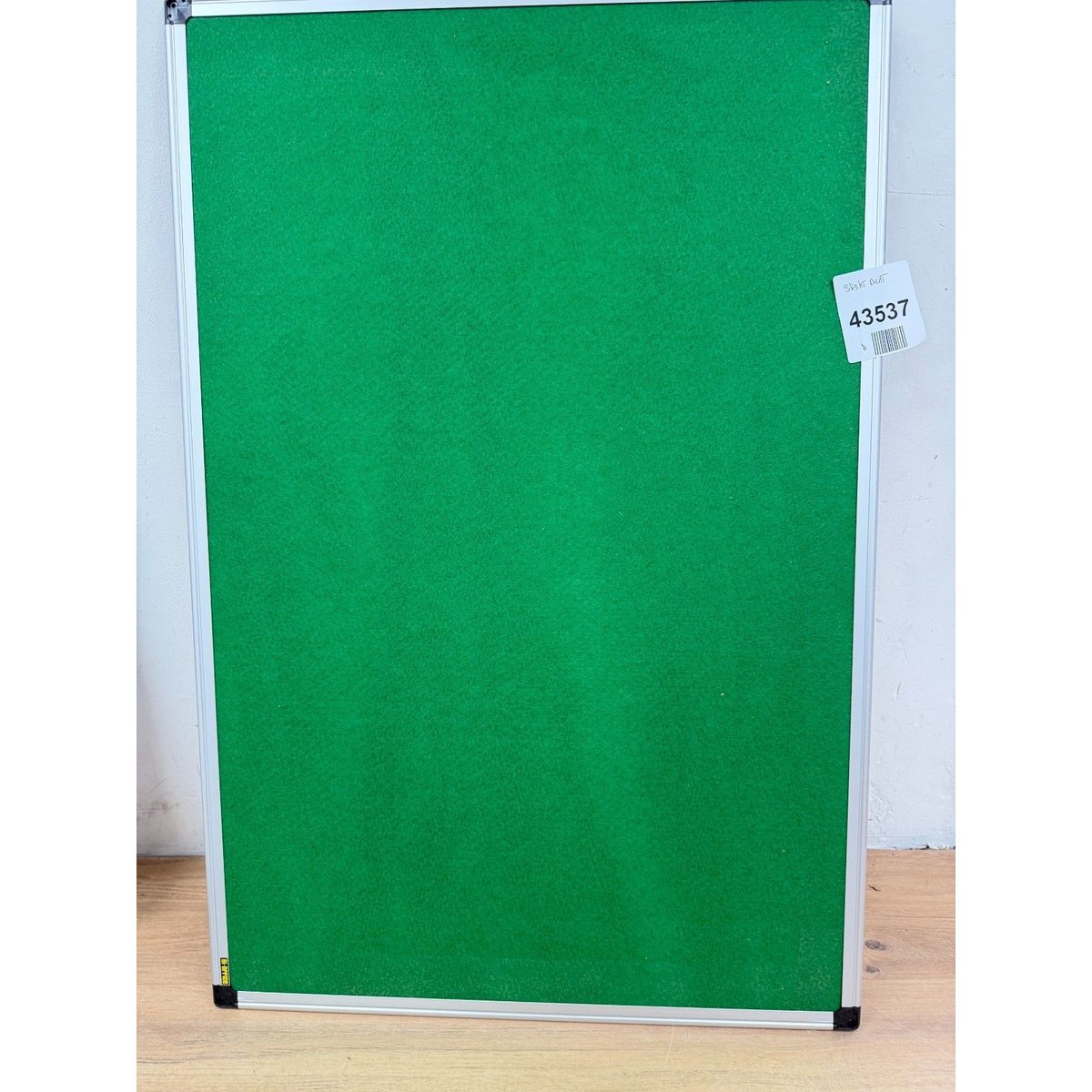 Bi-Office Notice Board Maya, Green Felt, Aluminium Frame, 90 x 60 cm