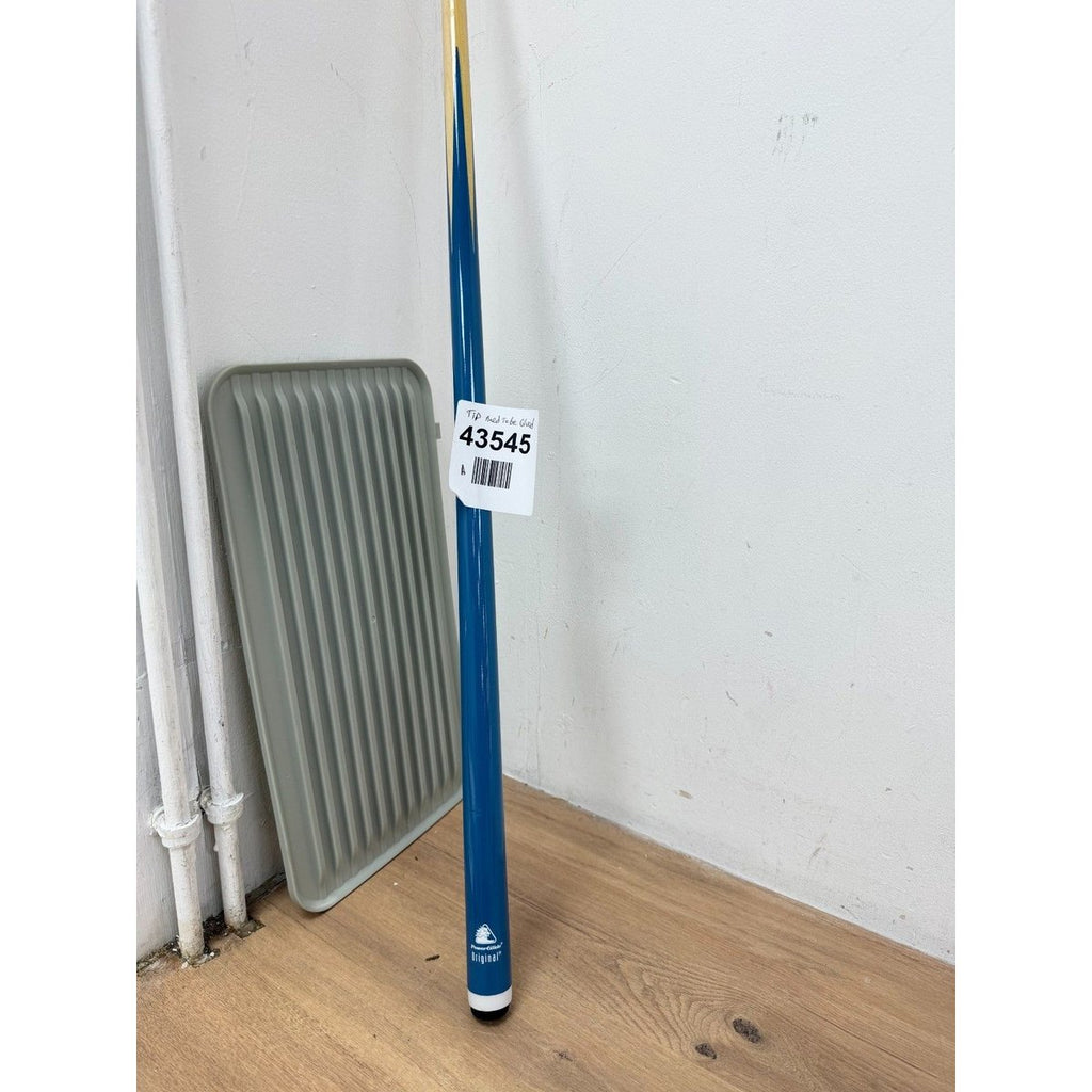 POWERGLIDE BLUE ORIGINAL 1 PIECE POOL / SNOOKER CUE- Tip need to be glued