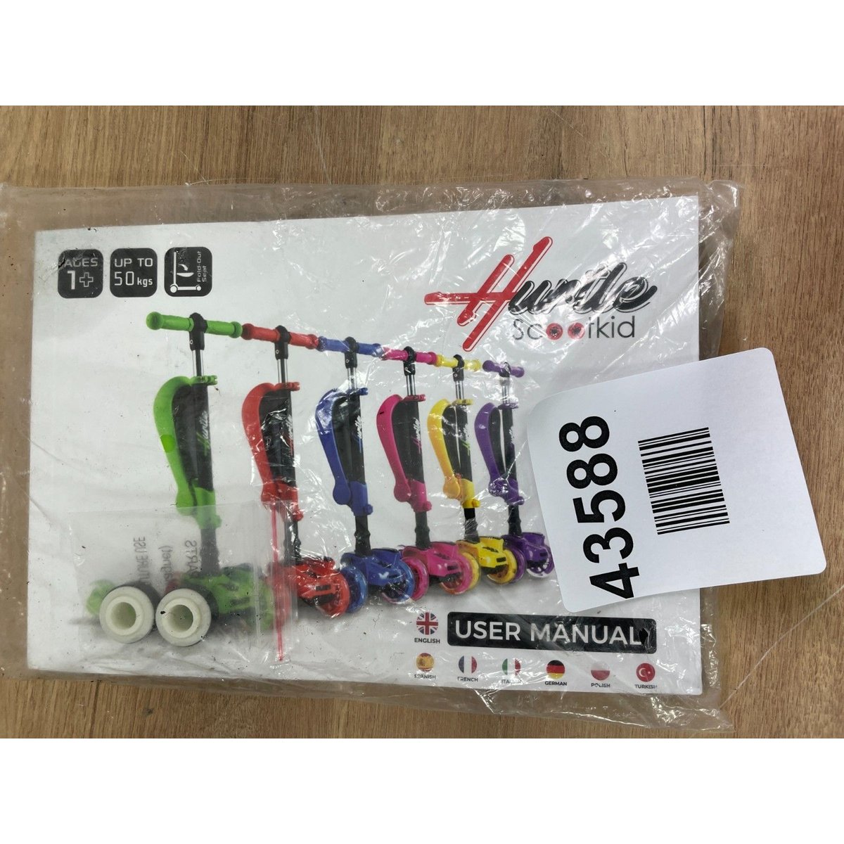 Hurtle Renegade Kick Scooter for Kids, Teenagers & Adults - 2-Wheel