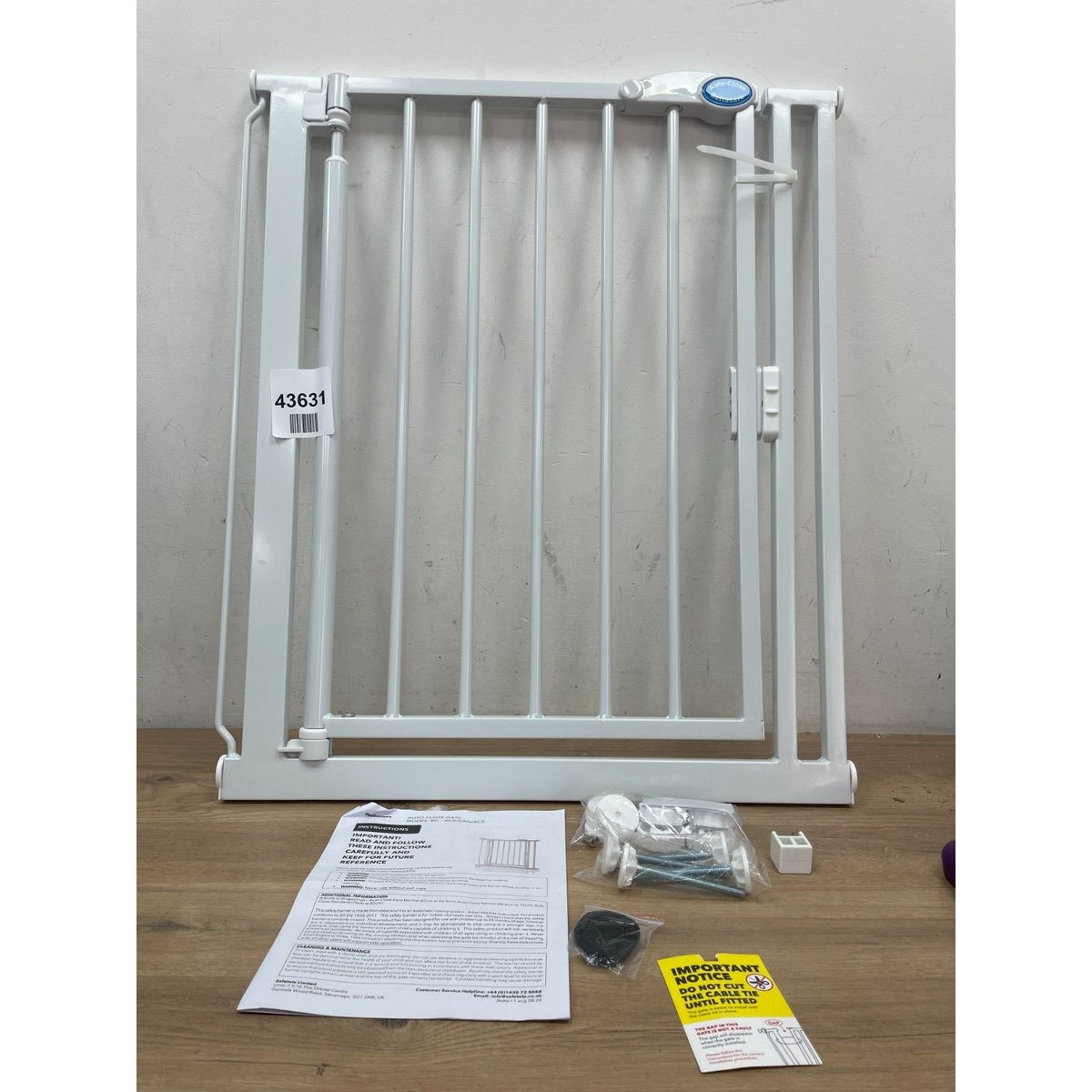 Bettacare Advanced Auto Close Pet Gate - White
