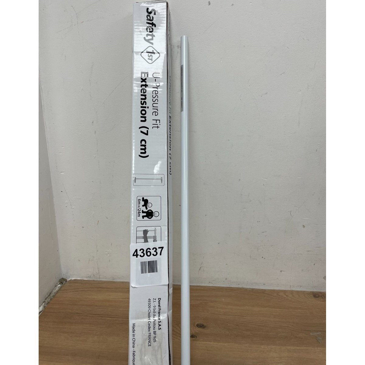 Safety 1st U-Pressure Fit Extension 7cm White