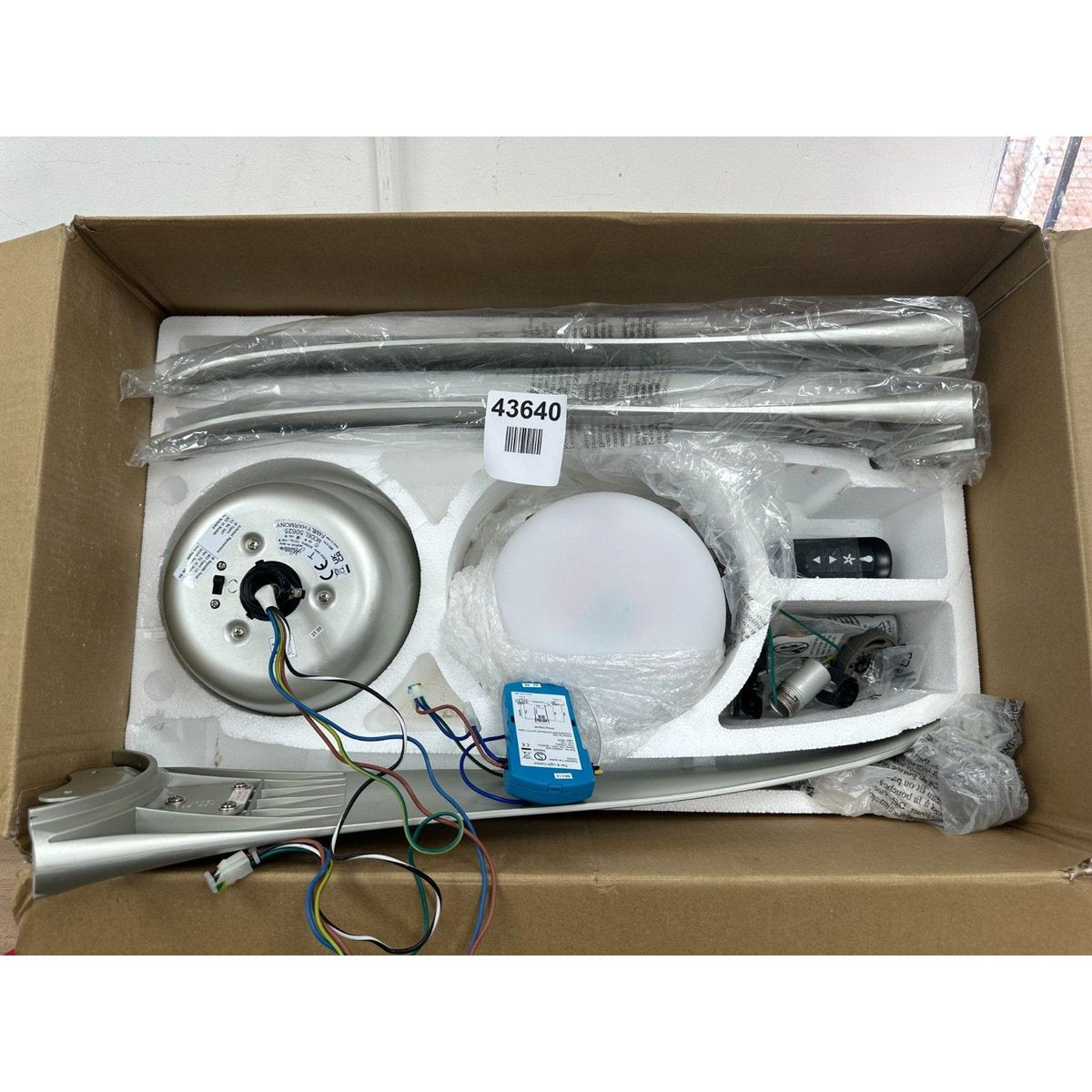 HUNTER FAN Ceiling Fan Harmony 137 cm Indoor, 3 Reversible Blades Matte Nickel,