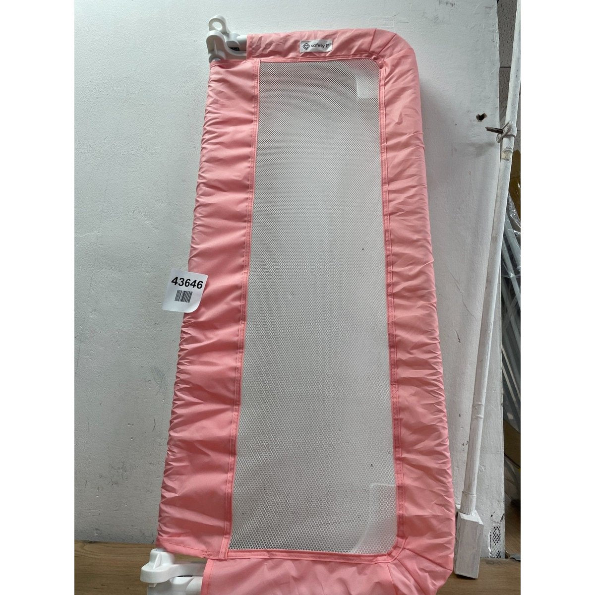 Safety 1st Portable Bed Rail, Foldable Bed Guard for Toddler Bed. Pink