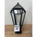 GoodHome Radley Fixed Matt Black Mains-powered Outdoor Up Wall light