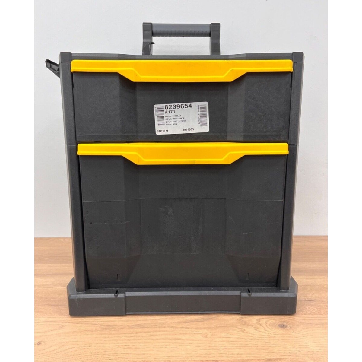 Stanley STST1-79231 Rolling Workshop 2in1 19Tool Carry Organiser Drawer Telescop