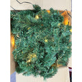 WeRChristmas Pre-Lit Long Garland with 52 LED Lights - Green (WRC3130)