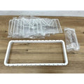 Yamazaki 3840 Tower Lid Holder, Alloy Steel Plastic, White