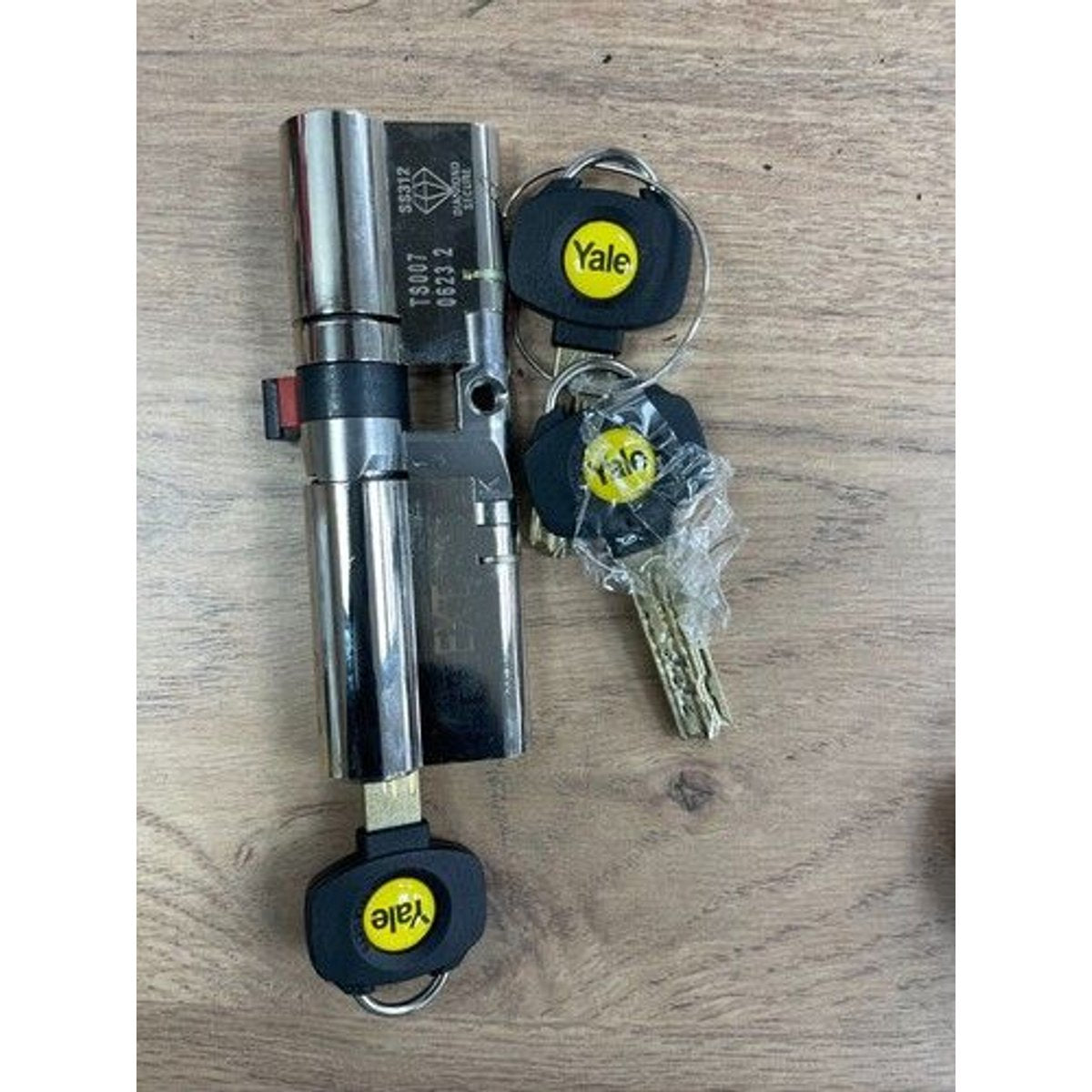 Yale B-YS3-4550B Platinum Anti-Snap Euro Cylinder