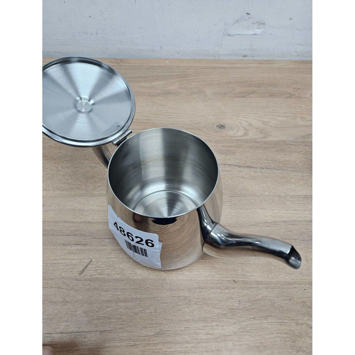 Café Olé PT-048 Premium Tea Pot, 18/10 Stainless Steel, Mirror Polished