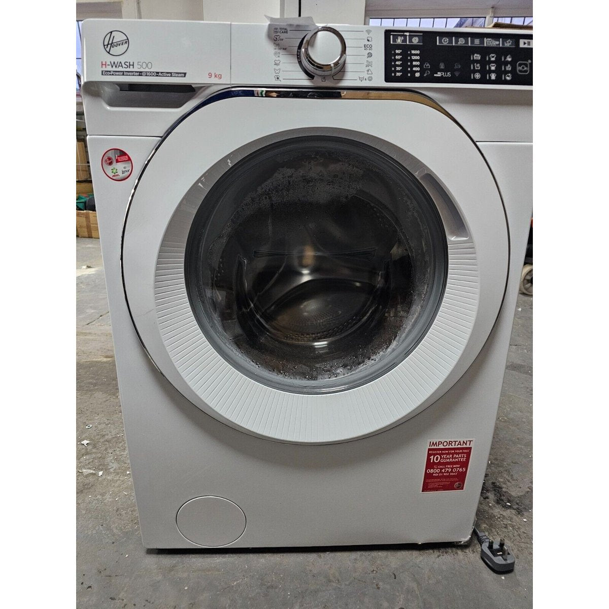 Hoover HW411AMC H-Wash 500 White Washing Machine