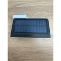 Non-adjustable Black Solar-powered Integrated LED PIR With motion sensor Outdoor