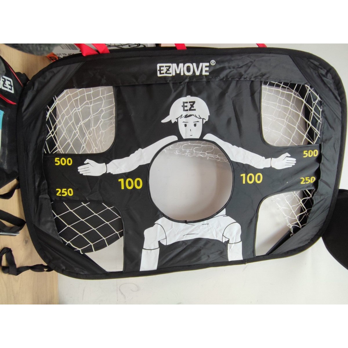 ezmove Pop-Up Football Goal Set for Kids - Portable Mini Design | Ideal for Gard