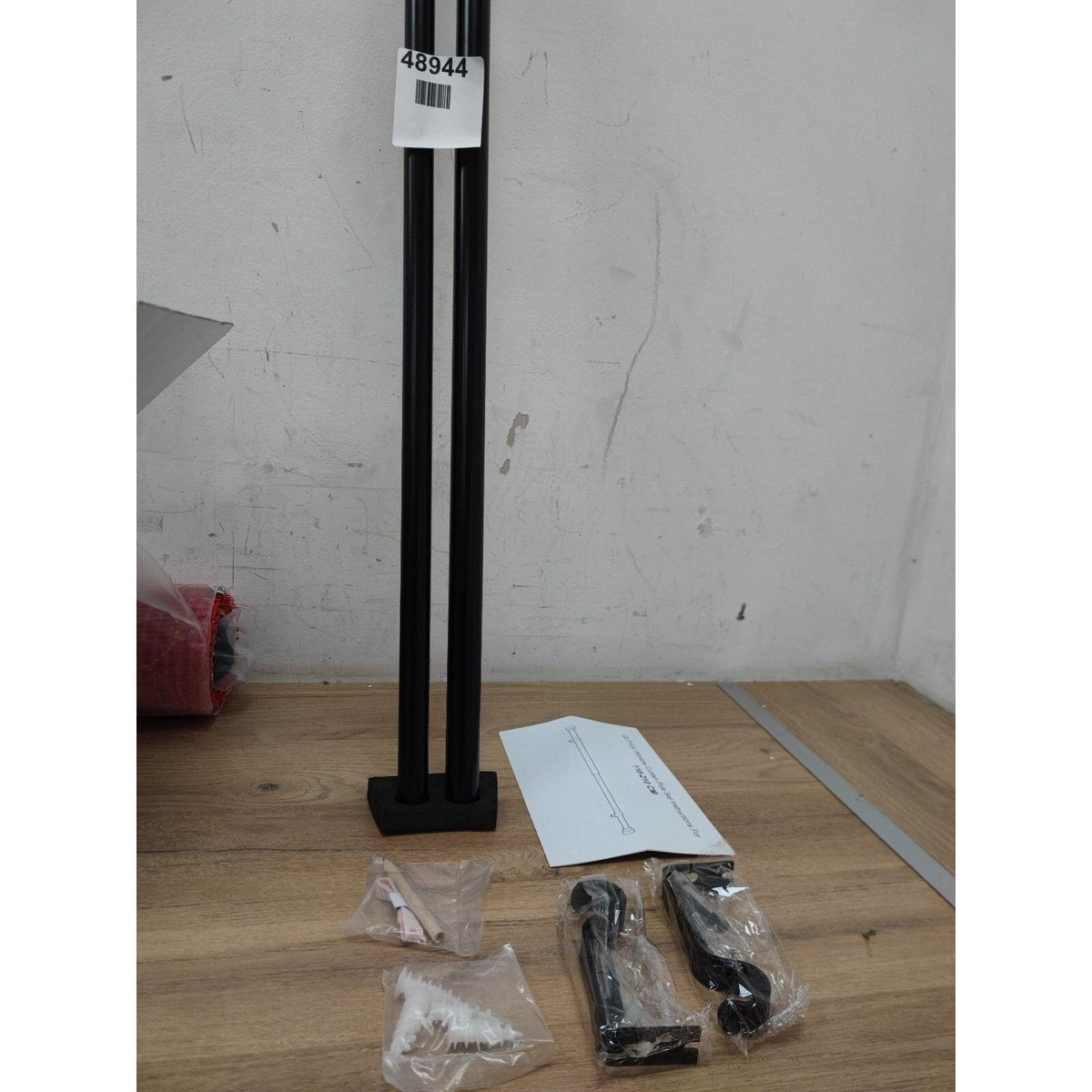 Qlfyuu Extendable Tension Rod 110-210CM, Heavy Duty Curtain Pole, No Drill