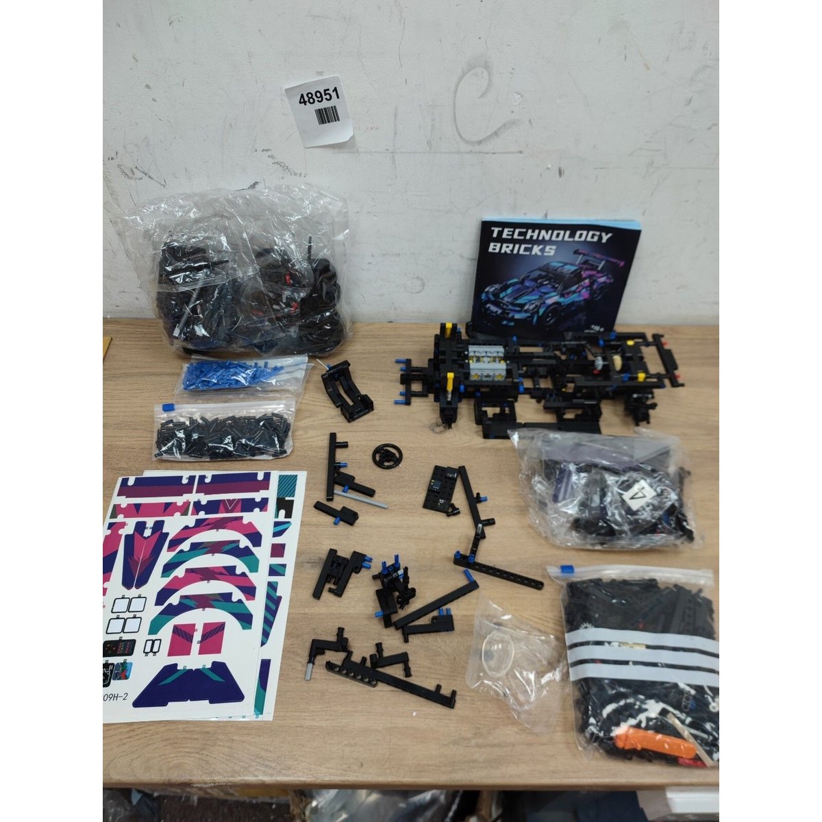 1580 PCS Technical Porche 911 Sports Car Model Building blocks set racing car