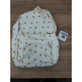 Cotton Canvas Backpacks for Women Backpack - Beige Floral