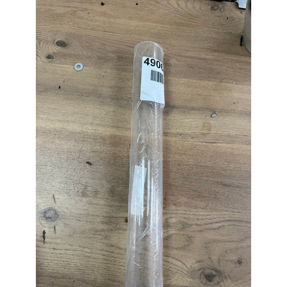CLEAR GLASS CYLINDER VASE