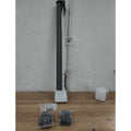 34" Tall x 55” Wide Retractable Baby Pet Mesh Gate 1-Hand Operation Gray