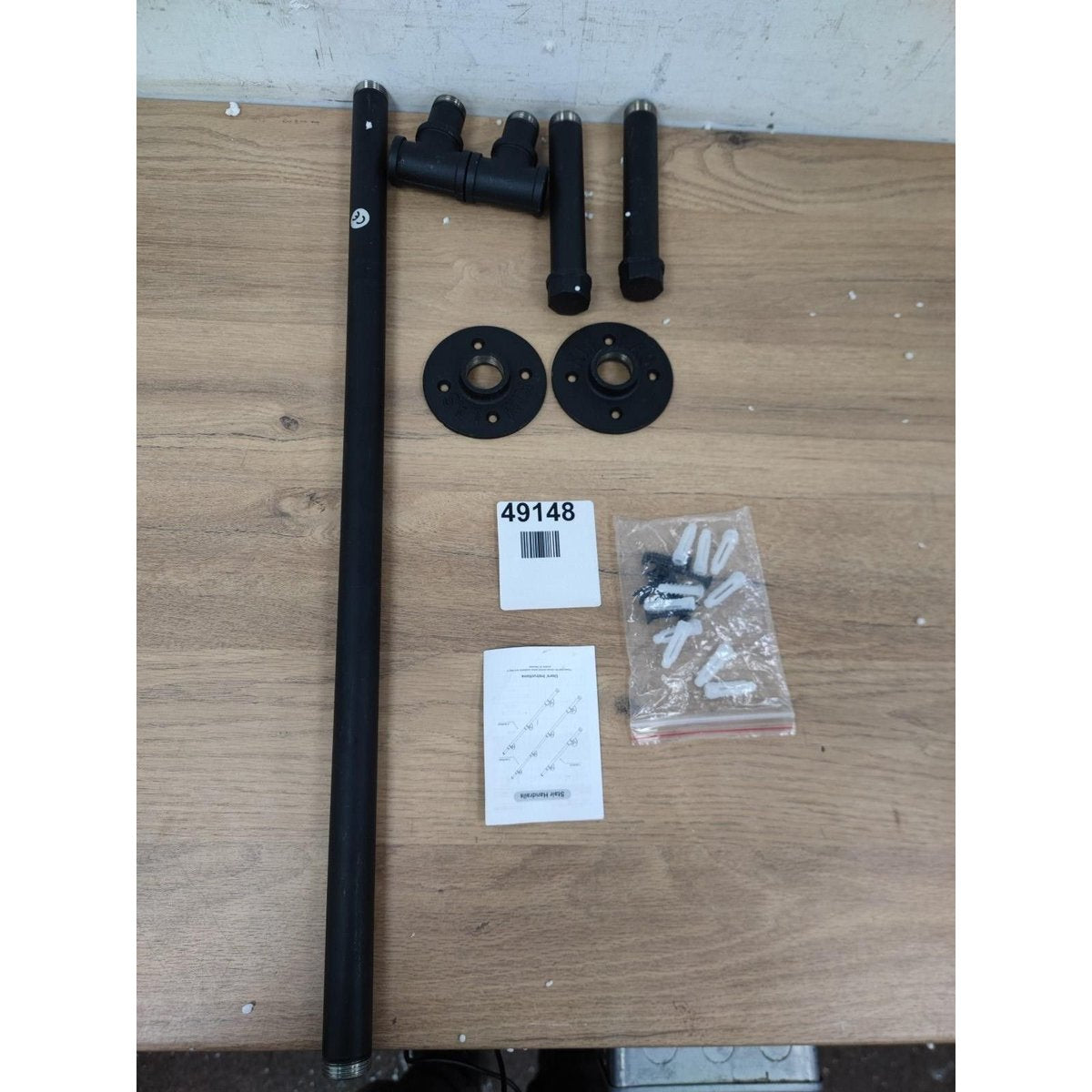 Handrails for Stairs, Metal Stair Handrail for Indoor Outdoor Wall Mounted