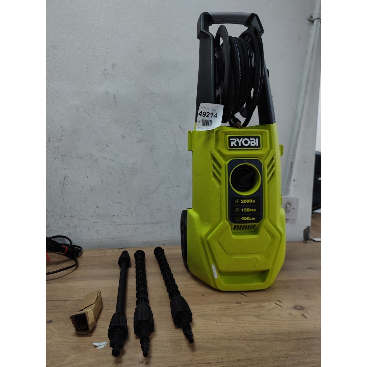Ryobi Corded Pressure washer 2000W 150bar - Read Description