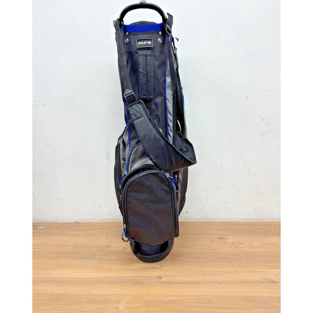 Rife Air Channel golf stand bag with numerous useful pockets