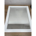 Wickes single mirror shelf white