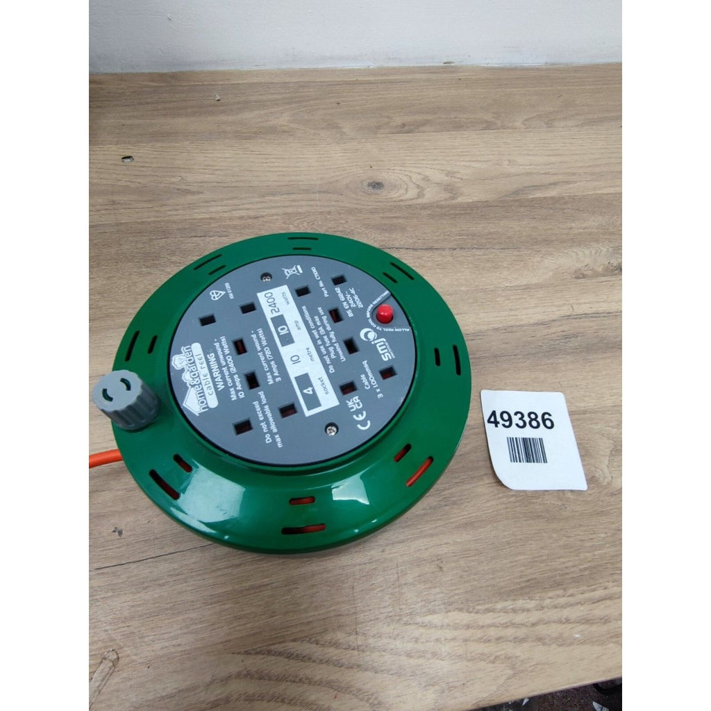 SMJ Home and Garden Cable Reel 4 Socket
