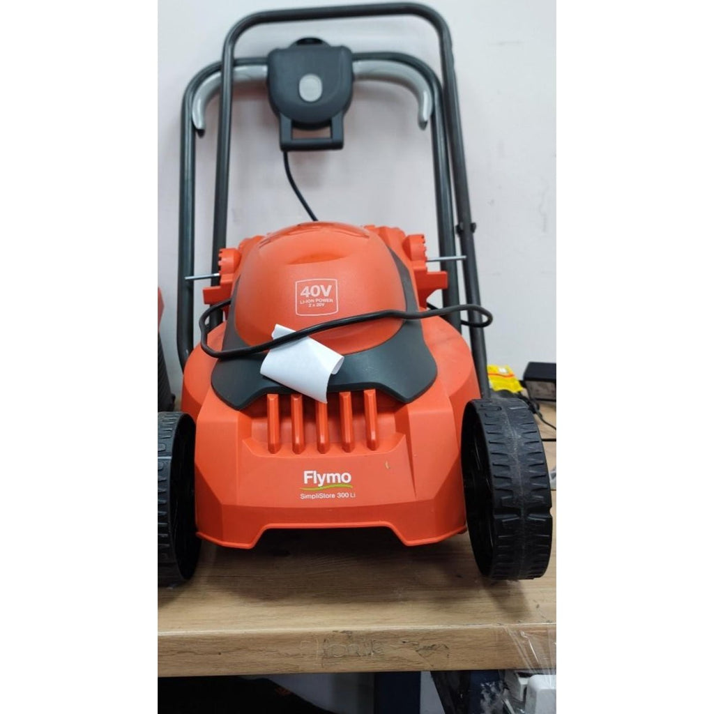 FLYMO SimpliStore 300Li Cordless Lawnmower 40V - Read Description